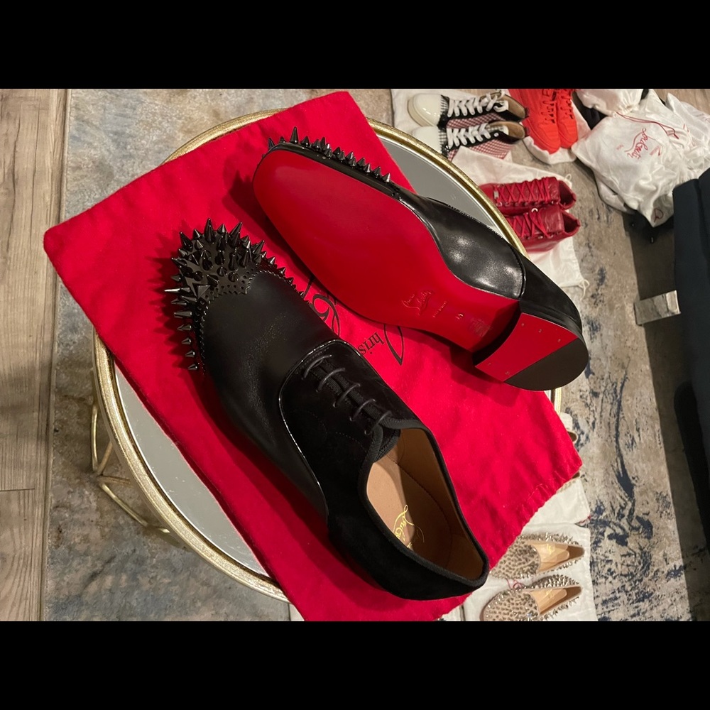 Christian Louboutin Men Spike toe Dress shoe 41 EU
